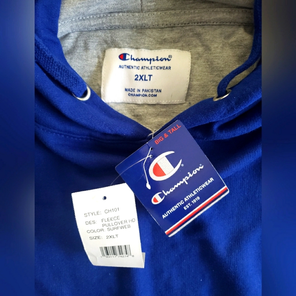 Champion Blue Hoodie